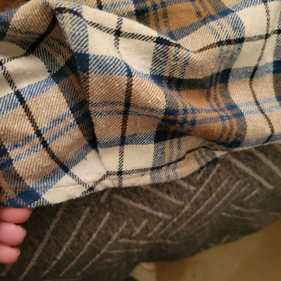 Oversized flannel plaid shirt - Picture 5 of 8